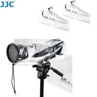 JJC 2Pack Camera Lens Rain Cover Raincoat Clear Sleeve Protector for Nikon Z8 Z50 Z30 D7500 D5600 D3500 Sony A7R V A7 IV A7S