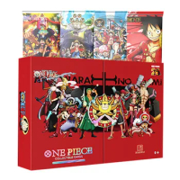 Original One Piece Cards Booster Box Hot Blooded Route Series Japanese Anime Luffy Game Trading Rare Collection Cards Child Gift