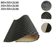 Sound Proofing Deadening Self Adhesive High Density Foam Cotton Egg Crate Acoustic Dampening Reducing Engine Noise Foam