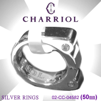 CHARRIOL夏利豪 特價品6折 Silver Ring純銀戒指 鑲4顆托帕石50㎜ C6(02-CC-04582)