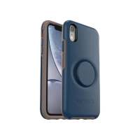 【OtterBox】iPhone XR 6.1吋 Symmetry炫彩幾何泡泡騷保護殼(藍)