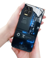 เคสโทรศัพท์, เคสสำหรับ Realme 7i, 8i, C17, 8 NARZO 2350 Pro, 4G และ 5G, สไตล์นิยายวิทยาศาสตร์อิเล็กท