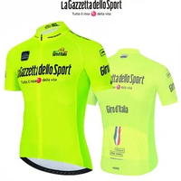 Tour De Giro D'ITALIA Cycling jersey Men's Cycling Shirt Summer Short Sleeve Quick-dry MTB bike Ropa Ciclismo Hombre Sport Wear