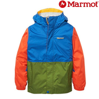 Marmot PreCip Eco 兒童款 防水外套/雨衣 41000 B 19672 藍紅