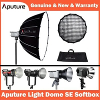 Aputure Light Dome SE Lightweight Portable Compact Depth Softbox for Amaran 100D/X 200D/X 300DII 120DII Bowens Mount LED Light