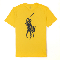 Polo Ralph Lauren 年度熱銷印刷大馬系列短袖T恤-黃色