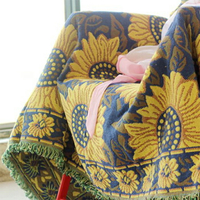 沙發巾全蓋布藝秋冬棉線毯蓋毯防塵罩椅子坐墊防滑沙發墊沙發坐墊
