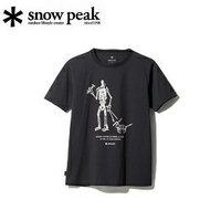[Snow Peak] SP 露營機器人T恤 黑色 / TS-20SU10700BK