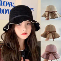 2024 Spring Summer Sun Hat Women Breathable Foldable Fisherman Hat Sun UV Protection Hiking Outdoor Beach Cap