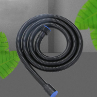 【美升】蓮蓬頭軟管 黑色花灑軟管 1.5米(淋浴蓮蓬頭管子 不銹鋼水管 噴頭)