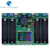 TZT Type-C LCD 4 Channel Display Battery Capacity Tester MAh Lithium Digital Battery Detector Module for 18650 Battery Tester