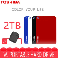 TOSHIBA 2TB External Hard Drive Disk 1000GB HD 1000GB HDD Portable CANVIO V8 USB 3.0 SATA3 2.5" Slim 100% Original New