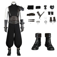 Game FF7 Rebirth Cloud Strife Cosplay Costume Anime Game Final Fantasy VII Halloween Party Clothes For Male Adult Role Play