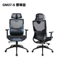 【最高現折268】Power Master亞碩 GM37-S 標準版 人體工學網椅 電腦椅 透氣網布 多功能底盤 PU靜音輪