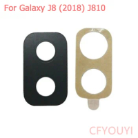 2 pcs/lot For Samsung Galaxy J8 2018 J810F J810FD J810G Rear Back Camera Glass Lens Cover with 3M Adhesive Sticker