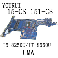 For HP Pavilion 15-CS 15T-CS Laptop Motherboard with I5-8250U/I7-8550U CPU DA0G7BMB6D0 Mainboard
