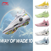 Local warranty [WAY OF WADE 10 LOW]LI-NING WOW 10 Men Basketball Shoes Squeaky Professional Sports S