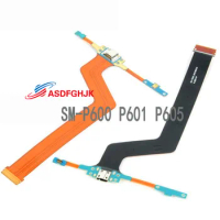 Original FOR Samsung Tablet SM-P600 P601 P605 Charging Tail Plug Cable USB Interface Microphone Small Board Fully Tested