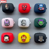 Cartoon Marvel Earphone Case For SONY LinkBuds WF-L900 Silicone Wireless Bluetooth Headphone Protective Cover For Hook