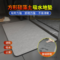 軟式珪藻土吸水地墊 加厚防滑50x80cm 浴室地墊 腳踏墊