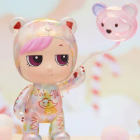 Blind Random Toys Little Amber Bear-Hug Figure Action Surprise Box Guess Bag Kawaii Desktop Model Doll for Girls Birthday Gift