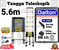 DALTON Tangga aluminium single teleskopik 5.6 meter Tangga Teleskopik 5,6 meter