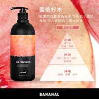 (任選)【BANANAL】胺基酸香氛潤髮乳500ml 蜜桃杉木