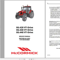 McCormick Tractor 13.1GB PDF German Language DE Training Manuals Operator &amp; Service Manuals