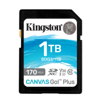 【Kingston 金士頓】Canvas GO Plus SDXC UHS-I U3 V30 1TB 記憶卡(SDG3/1TB)