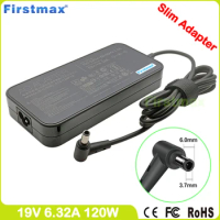 Laptop Power Supply 19V 6.32A 120W AC Adapter Charger A15-120P1A for Asus TUF Gaming FX505GE FX565GE FX705GE TUF505GE TUF554GE