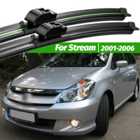 For Honda Stream 2001-2006 2pcs Front Windshield Wiper Blades 2002 2003 2004 2005 Windscreen Window Accessories