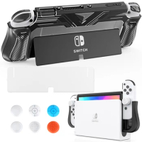 Case for Switch OLED Model, TPU &amp; PC Protective Case Compatible with Nintendo Switch OLED Cover Case