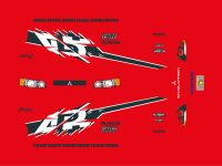 [WHITE TONER] Decal Hotwheels FAST AND FURIOUS LANCER EVO