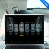 11.6-inch Android 10.0 2+16G car headrest monitor HD 1080P video touch screen WIFI/Bluetooth/USB/SD/HDMI/FM MP5 video player