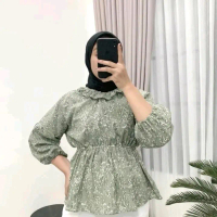 OLLA BLOUSE | FLORA BLOUSE | BLOUSE MOTIF BUNGA | BLOUSE WOLFIS | BLOUSE KEKINIAN Atasan Wanita De