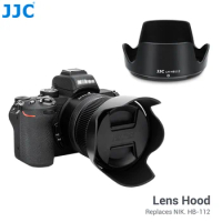 JJC HB-112 Lens Hood Compatible with Nikon Nikkor Z DX 12-28mm F3.5-5.6 PZ VR Lens for Nikon Z8 Z9 Z30 Zfc Z6 Z6II Z7 II Z5 Z50