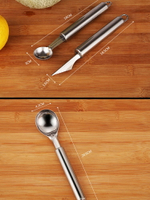 廚房不銹鋼水果工具多功能瓜果食材雕刻刀套裝雕花刀分割器挖球勺