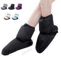 Winter Ballet Warm Up Booties Dance Shoes Warm Boots For Girls Women Ballerina Castle Flo Ballet Point Warm Shoes DS106