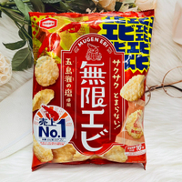 日本 龜田製果 無限蝦米果/無限海苔米果 兩種風味供選 蝦仙貝 海苔仙貝 無限米餅 無限仙貝 無限蝦｜全店$199免運