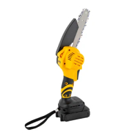 Mini Chainsaw Cordless, Electric Chain Saw, Upgraded 6 Inch Handheld Chainsaw, Small Chainsaw With Security Lock