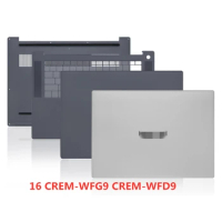 New Laptop For Matebook 16 CREM-WFG9 CREM-WFD9 Back Cover Top Case/Front Bezel/Palmrest/Bottom Base Cover Case