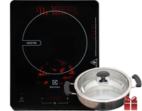 Electrolux Bếp từ đơn ETD29MKC 2000W (Tặng Kèm Nồi)
