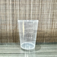 GELAS UKUR 50 ML (5 ML/STRIP) ALAT PENAKAR TAKAR OBAT CAIRAN PENGUKUR TAKARAN DOSIS KECIL