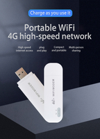 FA ·[Modified]4G LTE USB Wifi Router 150Mbps Hotspot mudah alih Modem 3G 4G Dongle Ufi kereta jalur lebar kad tarikh dengan Sim Slot4/17