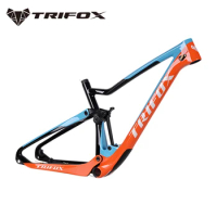Carbon MTB Frame Full Suspension Boost 29er Mountain Bike Frameset XC Cross Country Trail Cycling Bicycle Parts TRIFOX MFM100