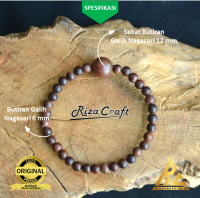 Gelang Tasbih 33 Biji Butir Kayu Galih Nagasari ASLI Cirebon Pria Wanita Cowok Cewek Keren