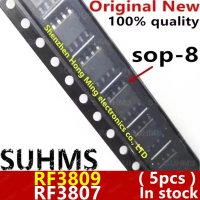 Bộ 5 (5 chiếc): 100% mới, mã RF3807, RF3809, RF3807TR, RF3809TR, hỗ trợ SOIC-8