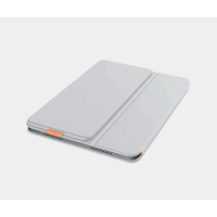 Logitech iPad Pro 11 吋 M4/Air M2 M3 Gen5 翻蓋保護套，淺灰色 (920-013850) (V022)