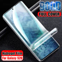 Hydrogel Film Screen Protector on For Samsung Galaxy S20 Plus S20 Ultra Full Cover Soft Film For Samsung S20 FE Film Not Glass