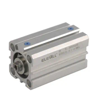 SDA25*10 / 25mm Bore 10mm Stroke Compact Air Cylinders Double Acting Pneumatic Air Cylinder